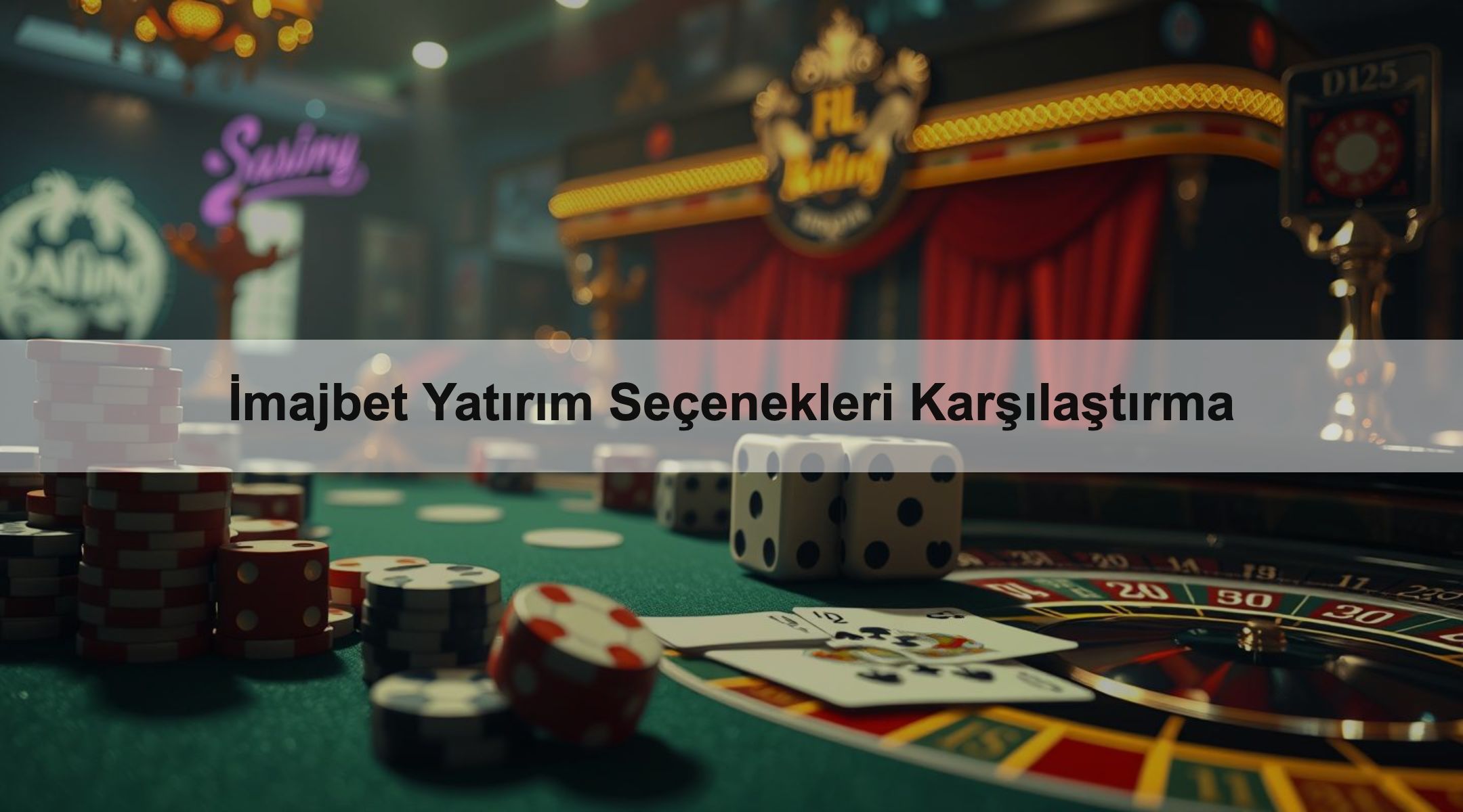 İmajbet Yatırım Seçenekleri Karşılaştırma